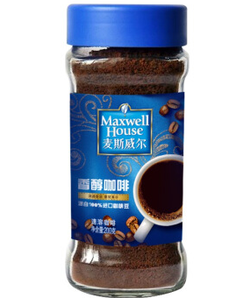 Maxwell House 麦斯威尔 醇品速溶纯黑咖啡 200g 74.9元，可优惠至37.45元