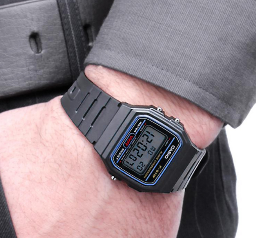 casio卡西欧f91w1男士运动手表