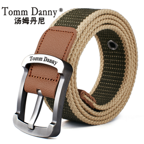 TommDanny 汤姆丹尼 中性款帆布腰带 6.4元包邮（需用券）