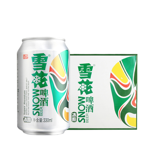 雪花啤酒 冰酷拉罐 330ml*24聽