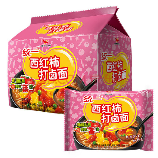 统一 五合一 西红柿打卤面 108g*5袋装