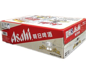 Asahi 朝日 清爽生啤酒 330ml*24听   折85.5元/件（2件9折）