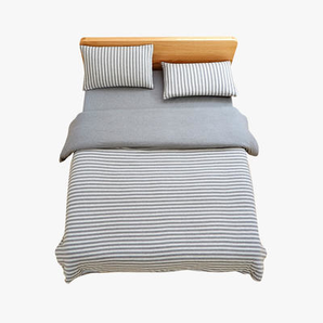某当优品 全棉日式针织 床笠款四件套 1.5米床