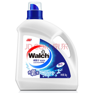 Walch 威露士炫白多效 洗衣液 3kg *3件 79.8元（合26.6元/件）