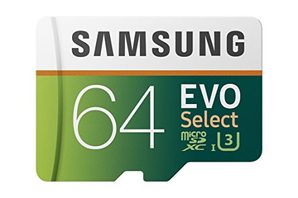 史低价！Samsung EVO Select Micro SDXC 64GB  80MB/s 闪存卡