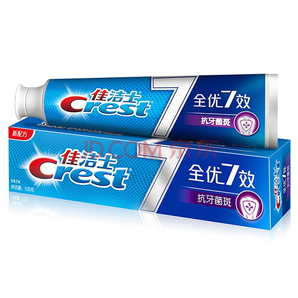 Crest 佳洁士 全优7效 抗牙菌斑牙膏 1支 120g *7件