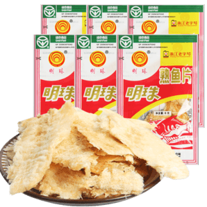 明珠熟鱼片干6g*20袋