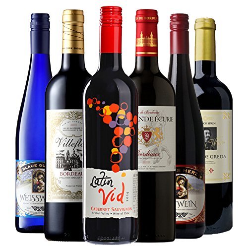 限prime会员finewine环球美酒荟组合装葡萄酒750ml6瓶