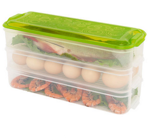 Haixin 饺子盒冰箱储物盒鸡蛋盒