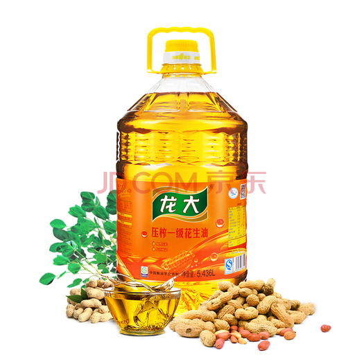 龙大 压榨一级 花生油 5.436l