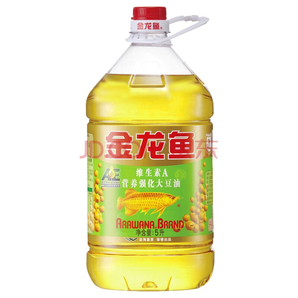 金龙鱼 维生素A营养强化大豆油 5L