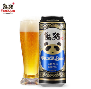 国宝级啤酒！熊猫王 精酿啤酒 500ml*12听
