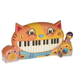 中亚Prime会员！B.Toys 比乐 大嘴猫咪电子琴 早教动感音乐玩具