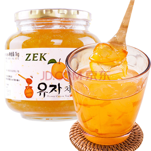 Zek 韩国原装进口 ZEK蜂蜜柚子茶（果肉饮料）1Kg