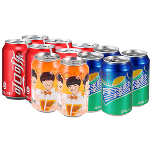 限华南： 可乐/雪碧/芬达橙汽水饮料 330ml*(6+4+2)罐 组合装 20.9元