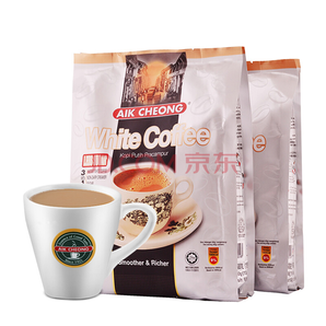 某东PLUS会员、历史低价： AIK CHEONG OLD TOWN 益昌老街 3合1速溶白咖啡（减少糖）600g*2袋 31.8元（合15.9元/件）