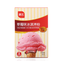 展艺 冰淇淋粉 雪糕粉 自制软冰激凌原料  草莓味 100g  折合6.24元（7.8元，2件8折）
