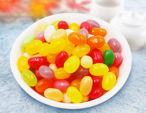 徐福记 熊博士 儿童糖果 彩豆糖 水果口味60g