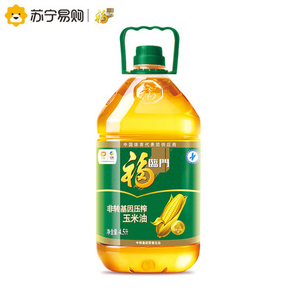 福临门 压榨玉米油 4.5L  合32.41/桶