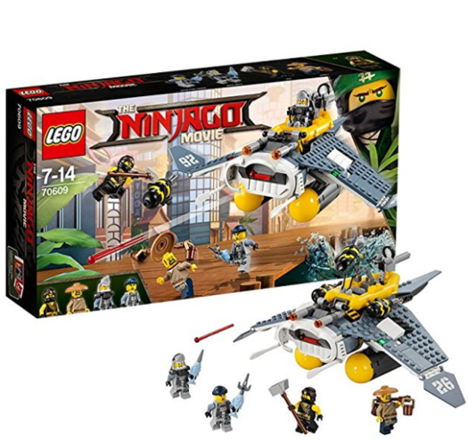 lego 乐高 ninjago 幻影忍者系列 大飞鱼轰炸机 70609 7-14岁 积木