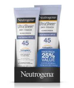 Neutrogena 露得清 清透防晒乳 SPF45 88ml*2只装