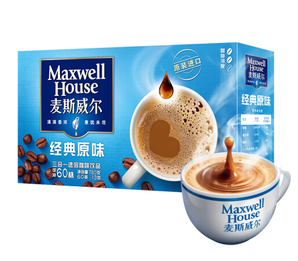 麦斯威尔原味速溶咖啡60条（780克/盒）