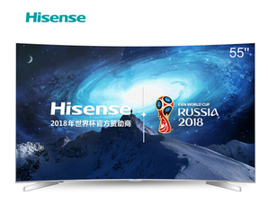 Hisense 海信 EC780UC系列 曲面智能电视 55英寸 3699元包邮（满减）