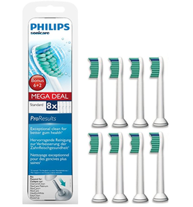德国直邮 Philips 飞利浦 Sonicare HX6018/07 电动牙刷刷头 8支装