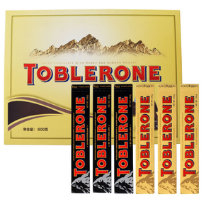 PLUS会员： TOBLERONE 瑞士三角 巧克力精装礼盒 600g *2件 115.35元包邮（需用券）