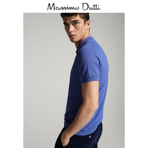 MassimoDutti男装POLO衫款全棉针织衫00909401482