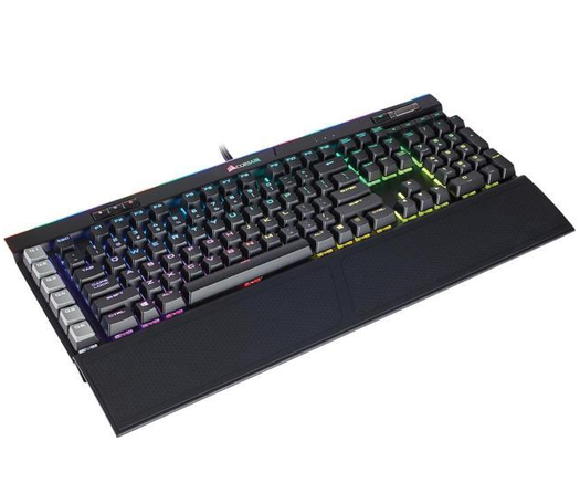corsair 美商海盗船 k95 rgb platinum 机械键盘 银轴