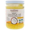 Nutiva,有机椰油，奶油味，14液体盎司（414毫升）