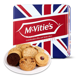 英国进口 麦维他（Mcvitie's）全麦酥性消化饼干爵士纪念礼盒装475g