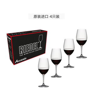 限黑卡！RIEDEL 醴铎 宴会系列红葡萄酒杯礼盒 4只装