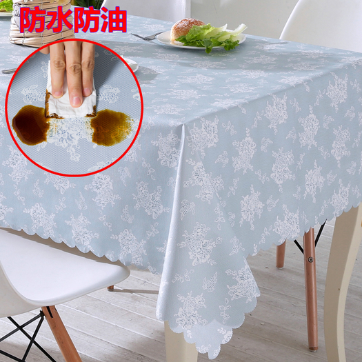 贝家琪 防水防烫防油免洗 桌布 90*90cm