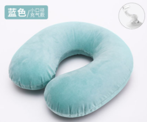 Etour U型充气枕头+送耳塞+眼罩   9.9包邮（19.9-10券）