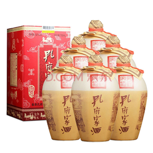 孔府家 孔府家酒 新陶 52度 750ml*6瓶 整箱装99元