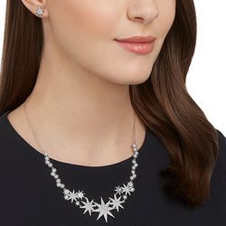 SWAROVSKI 施华洛世奇 Fizzy 5253053 星星项链耳环套装    $89（约￥600）