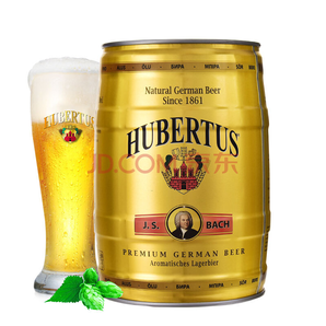  Hubertus 狩猎神 拉格啤酒 5L *3件 155.9元（双重优惠）