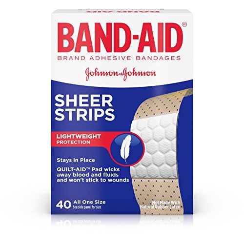 凑单bandaidbandages邦迪透气创可贴40片