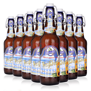 Moenchshof 德国猛士 小麦啤酒 500ml （赠珠江纯生啤酒500ml×12听） *2件235.2元（合117.6元/件）