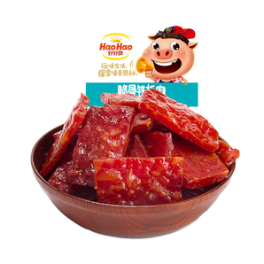 好好牌 脆骨铁板肉 香辣味 100g *10件 +凑单品    55元（双重优惠）