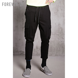 Forever21 男士棉质修身工装牛仔长裤