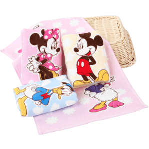 迪斯尼（Disney） 米妮米奇纯棉割绒儿童毛巾4条