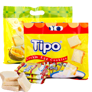 TIPO 友谊牌 面包干 鸡蛋牛奶 300g+榴莲口味 300g组合套装 *3件 +凑单品    53元包邮（双重优惠）