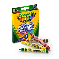 Crayola 绘儿乐 8色可水洗大蜡笔52-3280