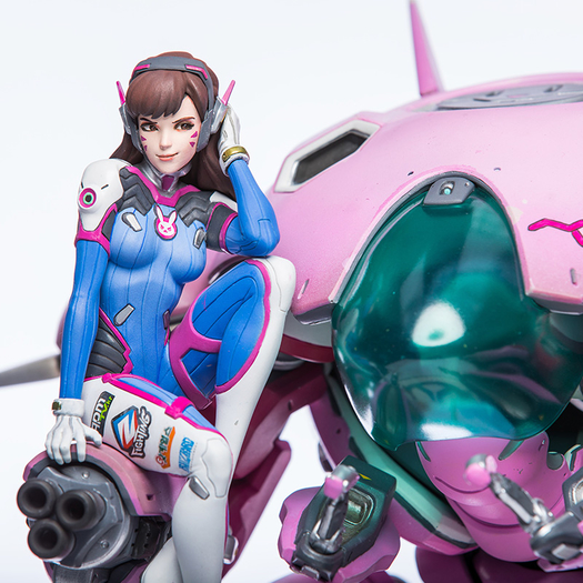 va雕像dva手办守望周边dva