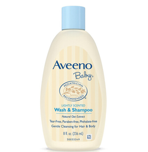 Aveeno Baby Wash & Shampoo 婴儿洗发沐浴二合一 236ml *3件 94.8元（双重优惠，合31.6元/件）