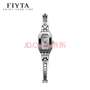 飞亚达(FIYTA)手表 玲珑系列石英女表白盘钢带L1501.WWWD899元