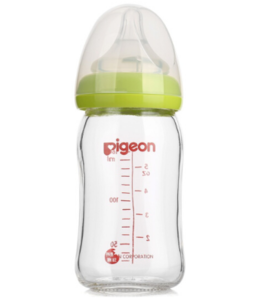 单买低价！pigeon 贝亲 AA72 宽口径玻璃奶瓶 160ml 49.9元